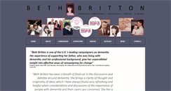 Desktop Screenshot of bethbritton.com